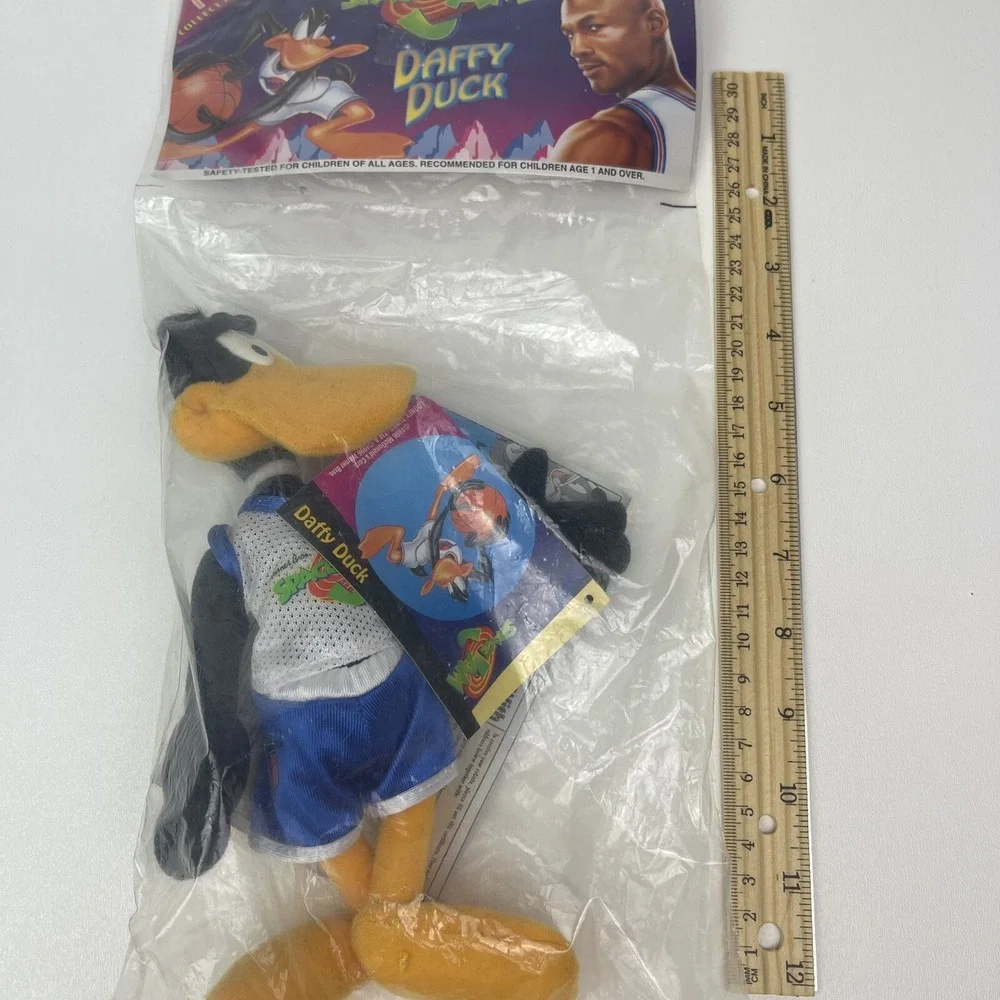 Vintage 1996 Space Jam Daffy Duck Plush Toy McDonalds‎ Looney Tunes